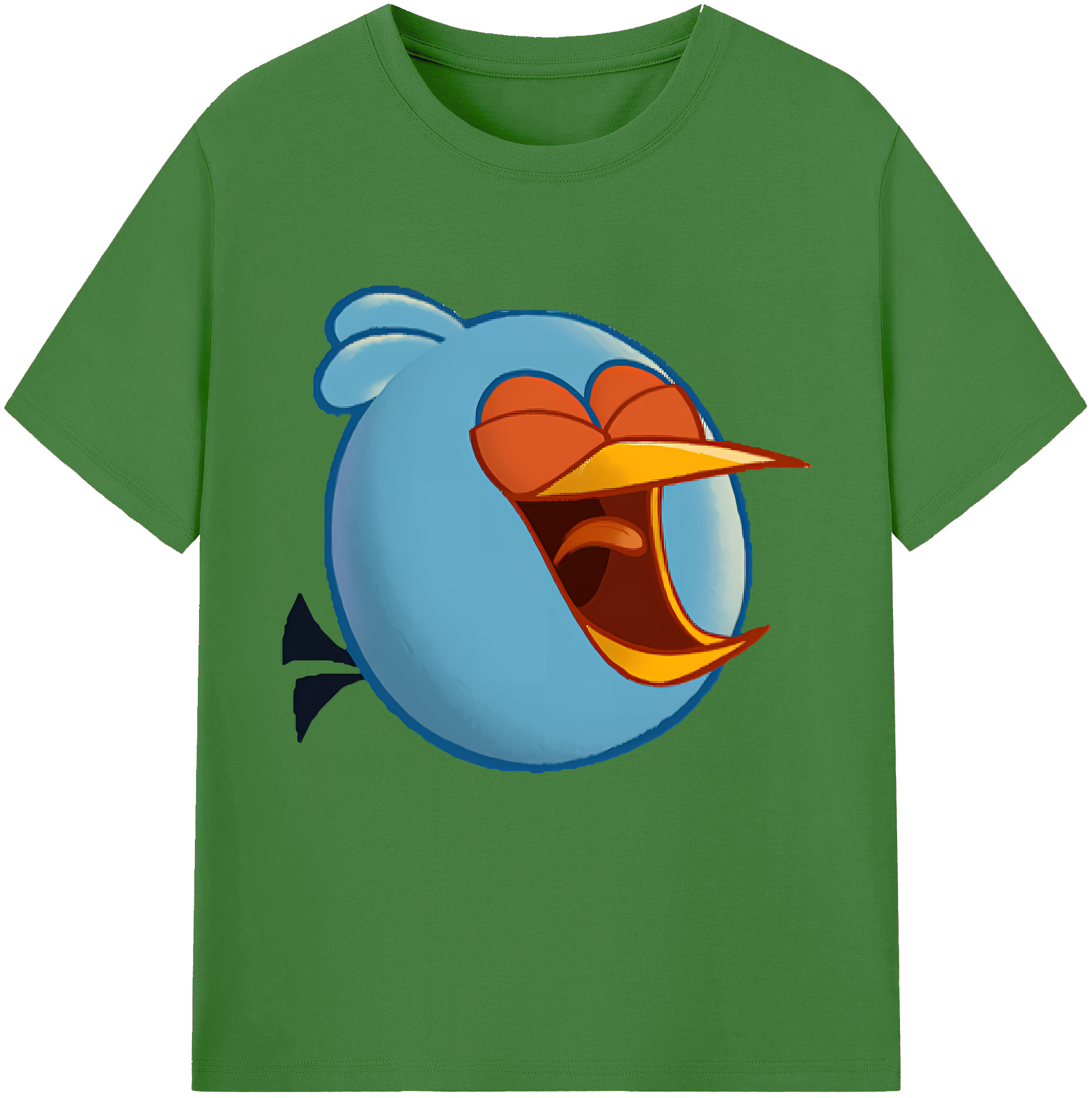 （画像用） Angry Birds アングリーバード レディースカジュアルプリントTシャツ（綿100％）